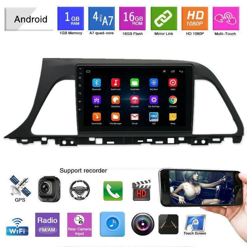 9in Car Android 9.0 GPS Stereo Radio Player Fit for Hyundai Sonata LF 2015-2017