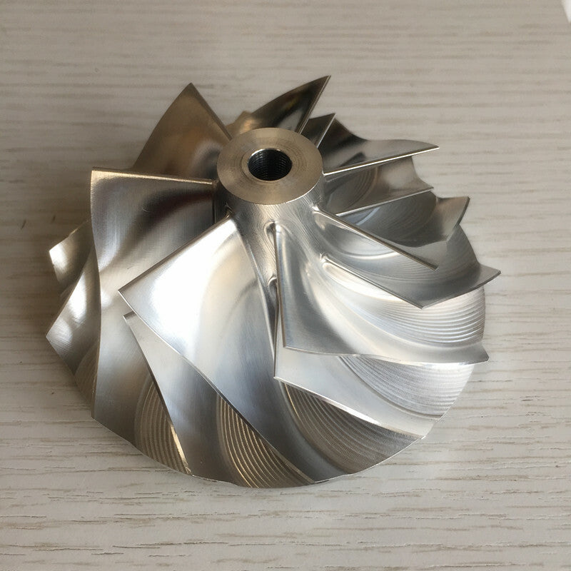 T88 34D 7+7 Blade 69.67/95.00 mm Turbine Billet Compressor Wheel 49188-02700