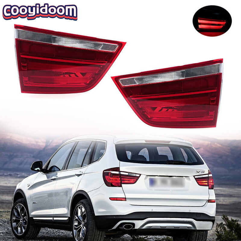 2X for BMW F25 X3 2011-2016 Left+Right Inner LED Tail Light Rear Brake Lamp Red