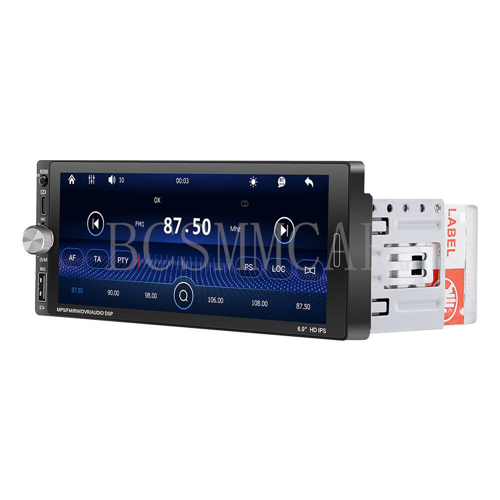 6.9inches Radio Car Touch Screen Video Bluetooth WIFI W/8LED Rear Camera