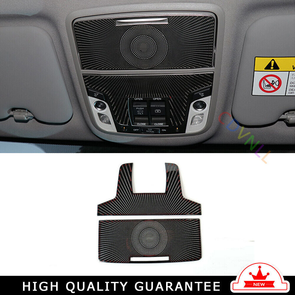 Inner Front Reading Light Cover Trim for Honda CRV CR-V 2017-2022 Black Titanium