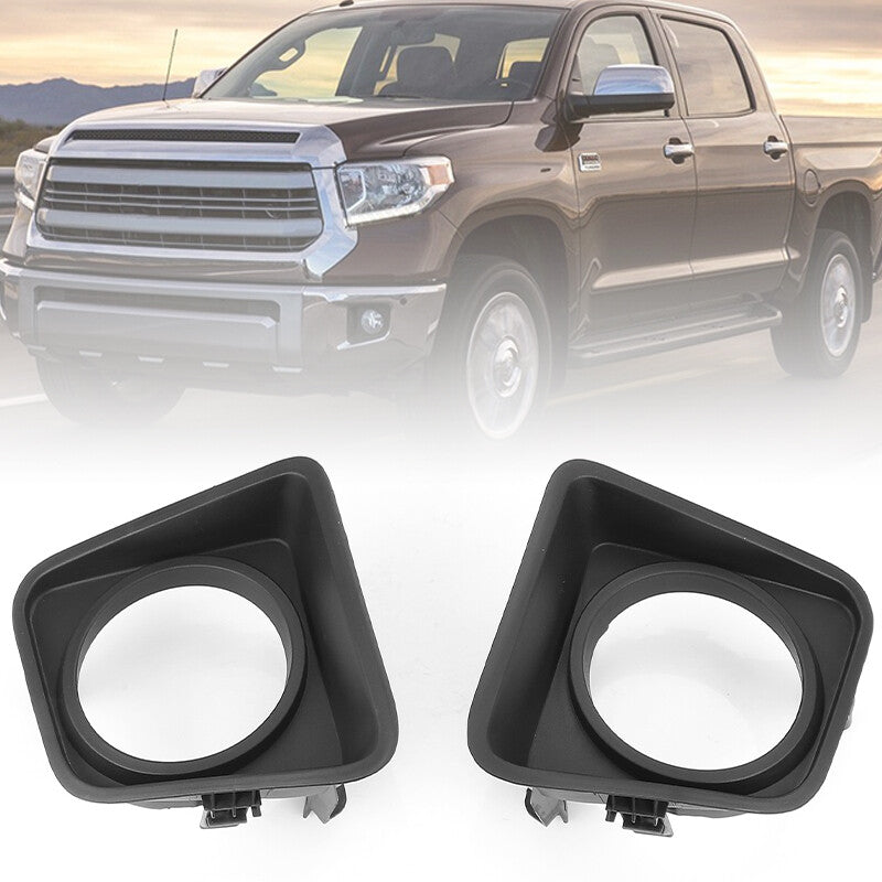2x LED Fog Light Garnish Bezel Trim Cover Left+Right For 2014-2021 for Toyota Tundra