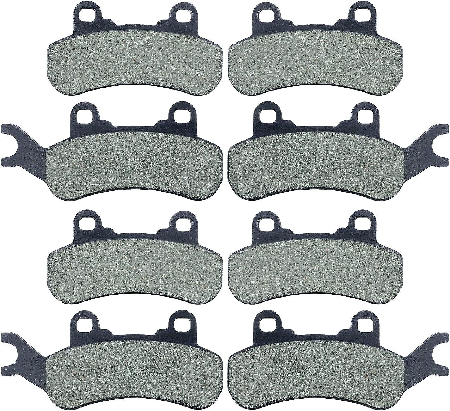 Front and Rear Brake Pads for Can-Am for Defender Max HD10 4x4/ for Defender Max HD8 4x4