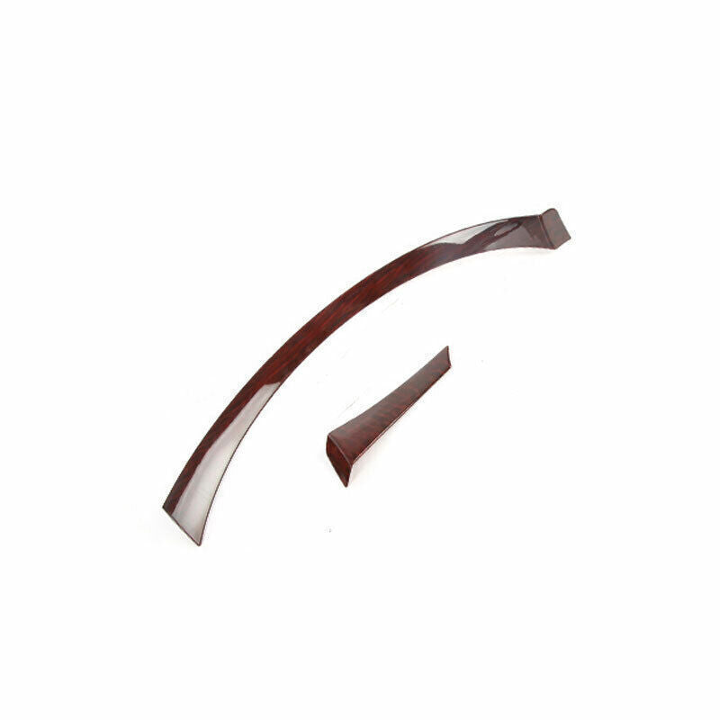 Middle Console Dashboard Strip Trim for Nissan Armada Y62 2017-20 Red Wood Grain