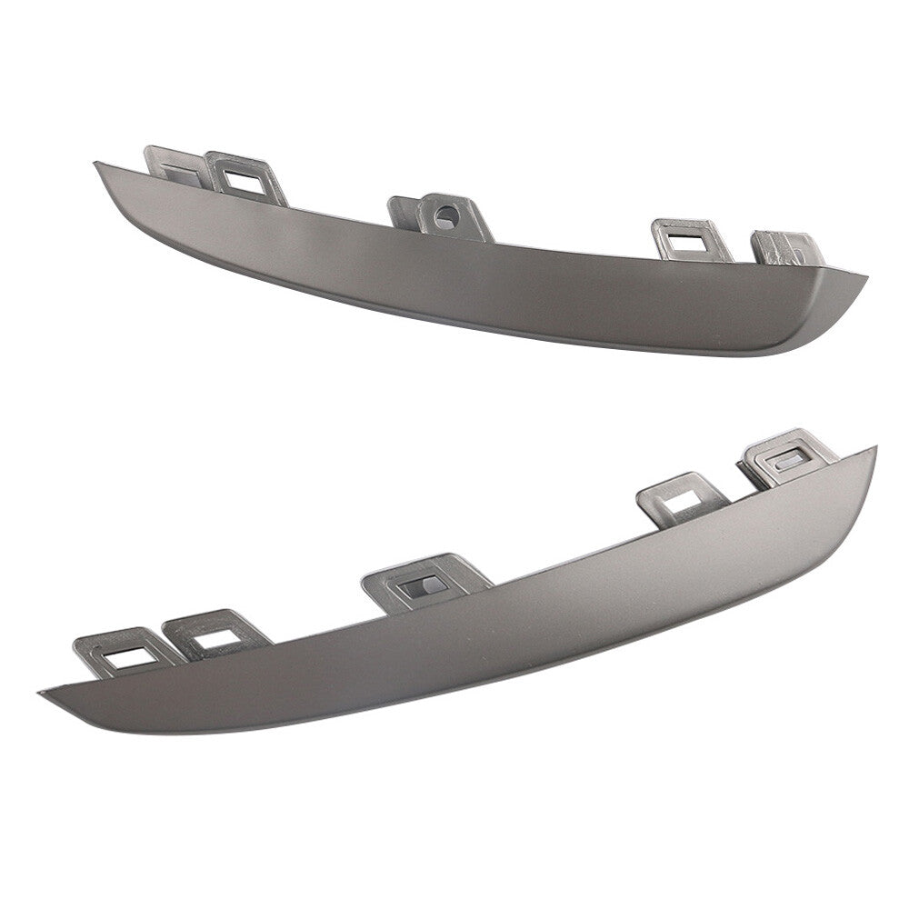 Pair Front Bumper Outer Grille Trim Bar Molding for BMW X1 2013-2015 Left Right