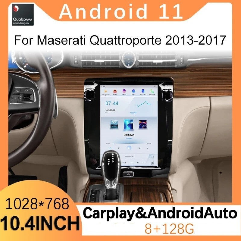 for Maserati Quattroporte 2013-2018 for Tesla 10.4 Radio 8+128G Vertical Screen GPS