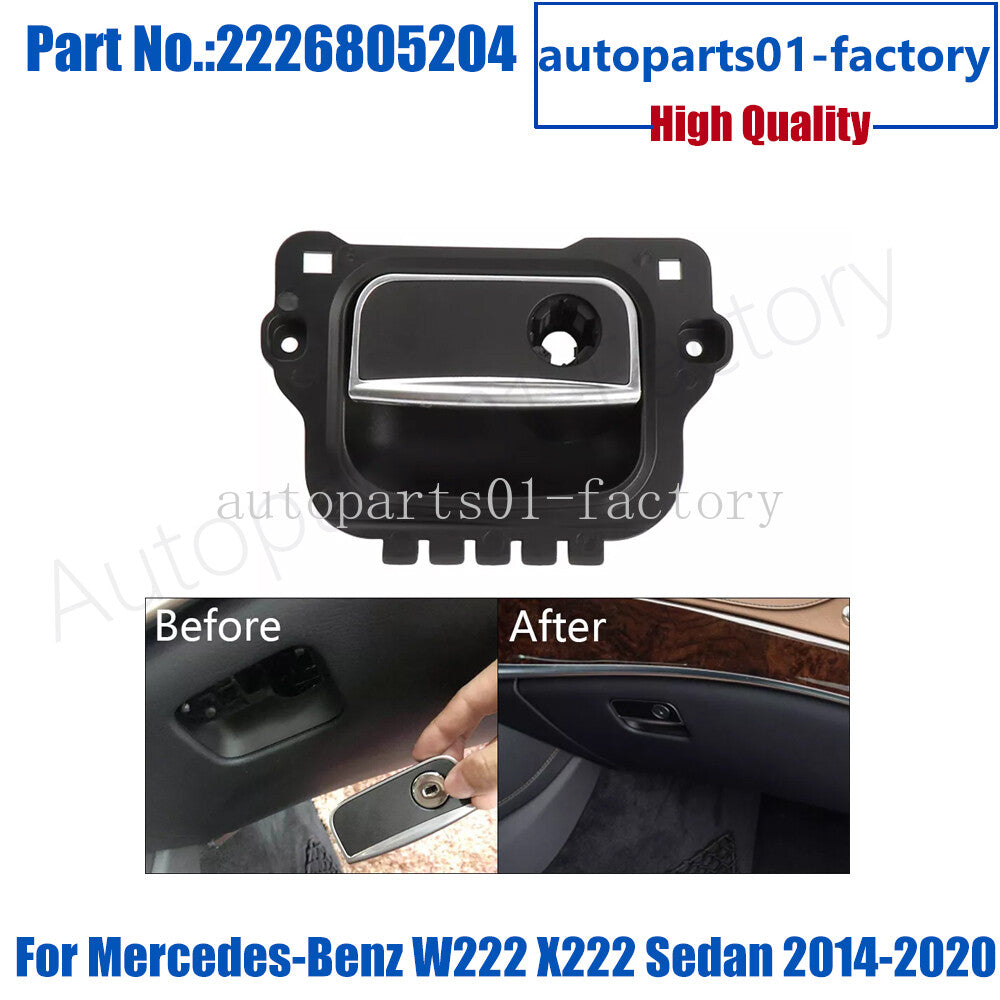 Black Right Side Glove Box Handle Fit For MercedesBenz W222 X222 Sedan 2014-2020