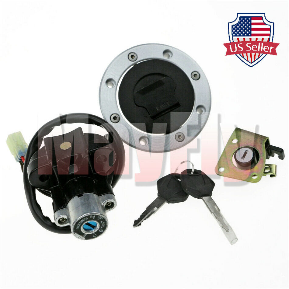 Fit For DL650 DL1000 V-Storm Ignition Switch Lock Fuel Gas Cap Cover for Seat Key