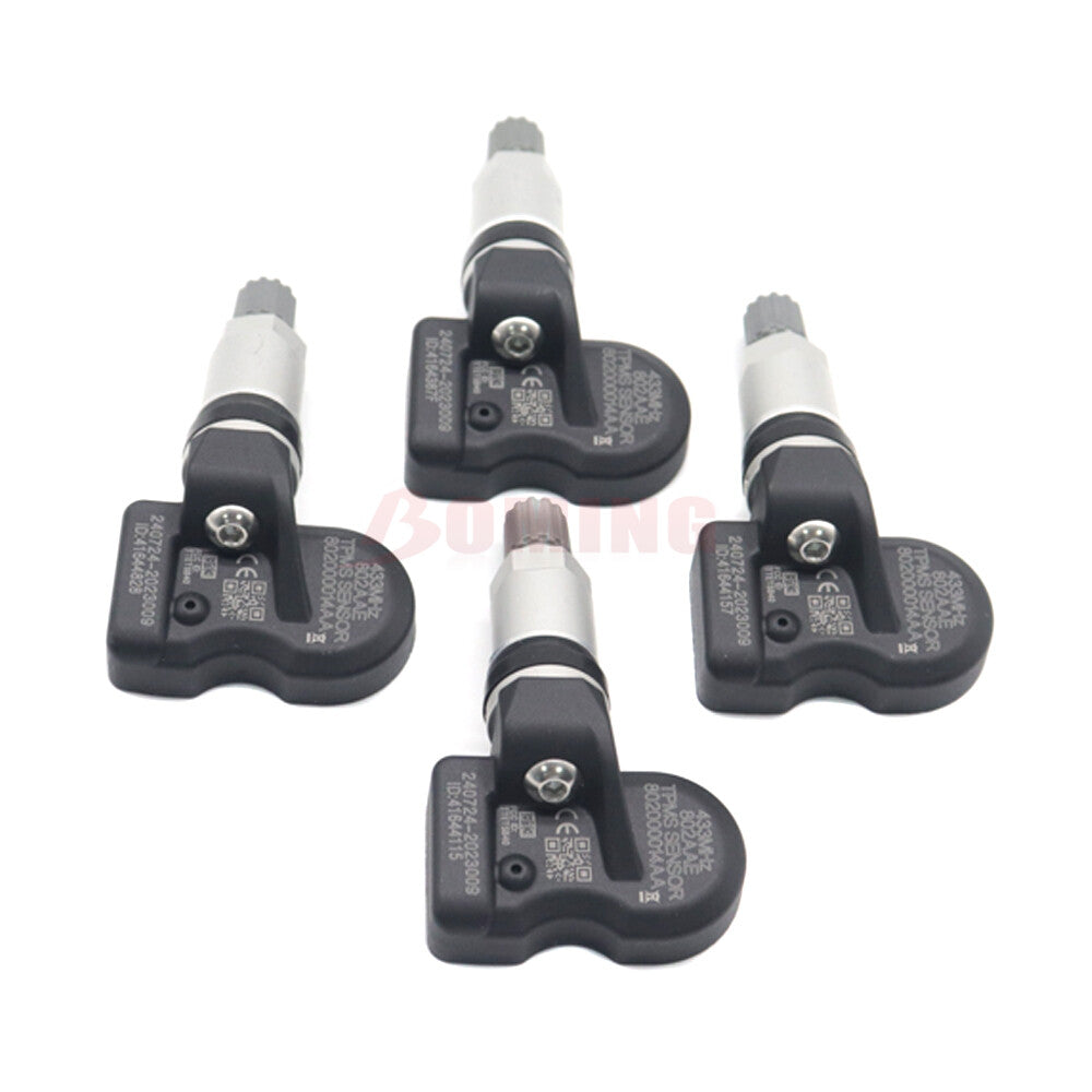 4x NEW 802000014AA TPMS Tire Pressure Sensor For EXEED TX TXL VX 2019-24 433MHz