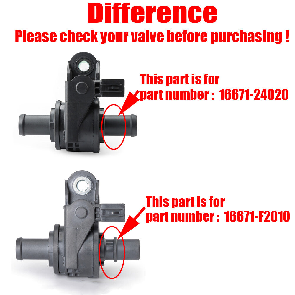 NEW 1PC Coolant Flow Control By-Pass Valve 16671-24020 for Toyota for Corolla Rav4