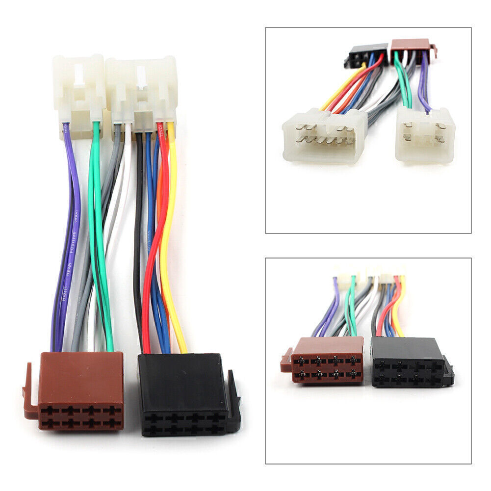 for Toyota Car Stereo Double Din Dash Facia Fascia Kit + ISO Wiring Harness