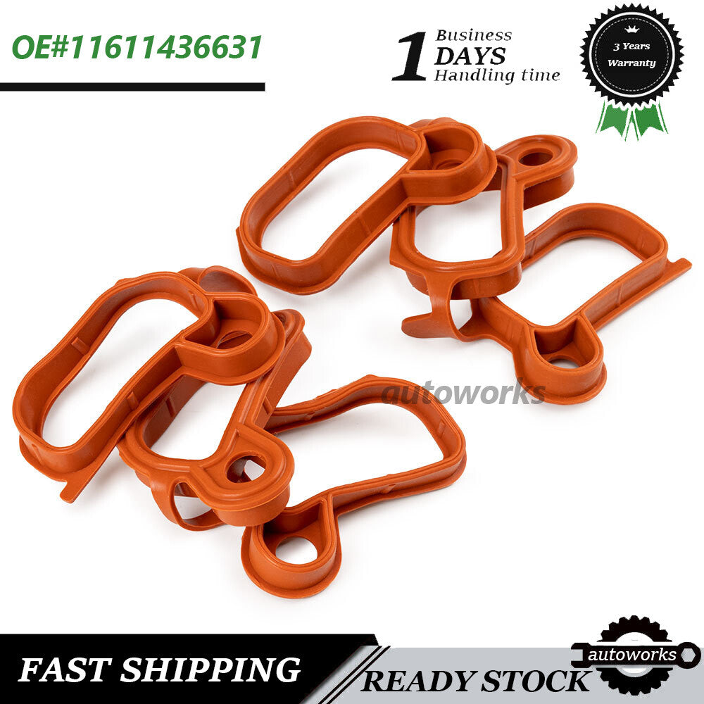 1 Pair of Intake Manifold Gasket for BMW X3 X5 X Z Series E46 E53 E60 E83 E85 US