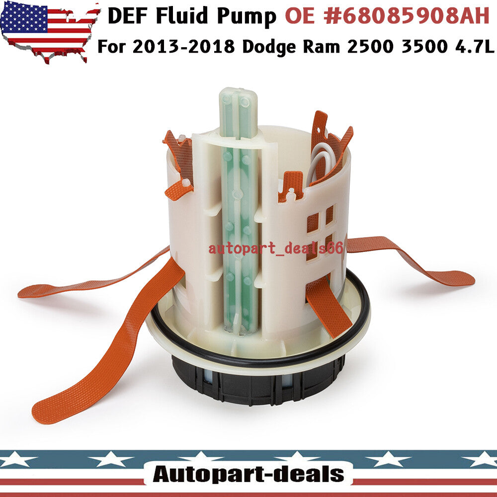 EXHAUSET DEF FLUID PUMP / HEATER for DODGE for RAM 2500 3500 6.7L DIESEL 2013-2019
