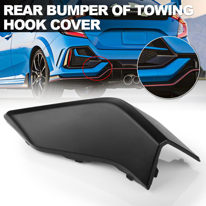 Rear Bumper Tow Hook Cover Cap Fit for Honda for Civic Hatchback 2016 2017 2018-2021 NEW