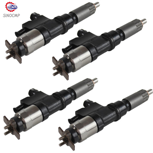 4Pcs Fuel Injectors Replacement 095000-5471 for Isuzu NPR-HD 4HK1 4 CYL Diesel
