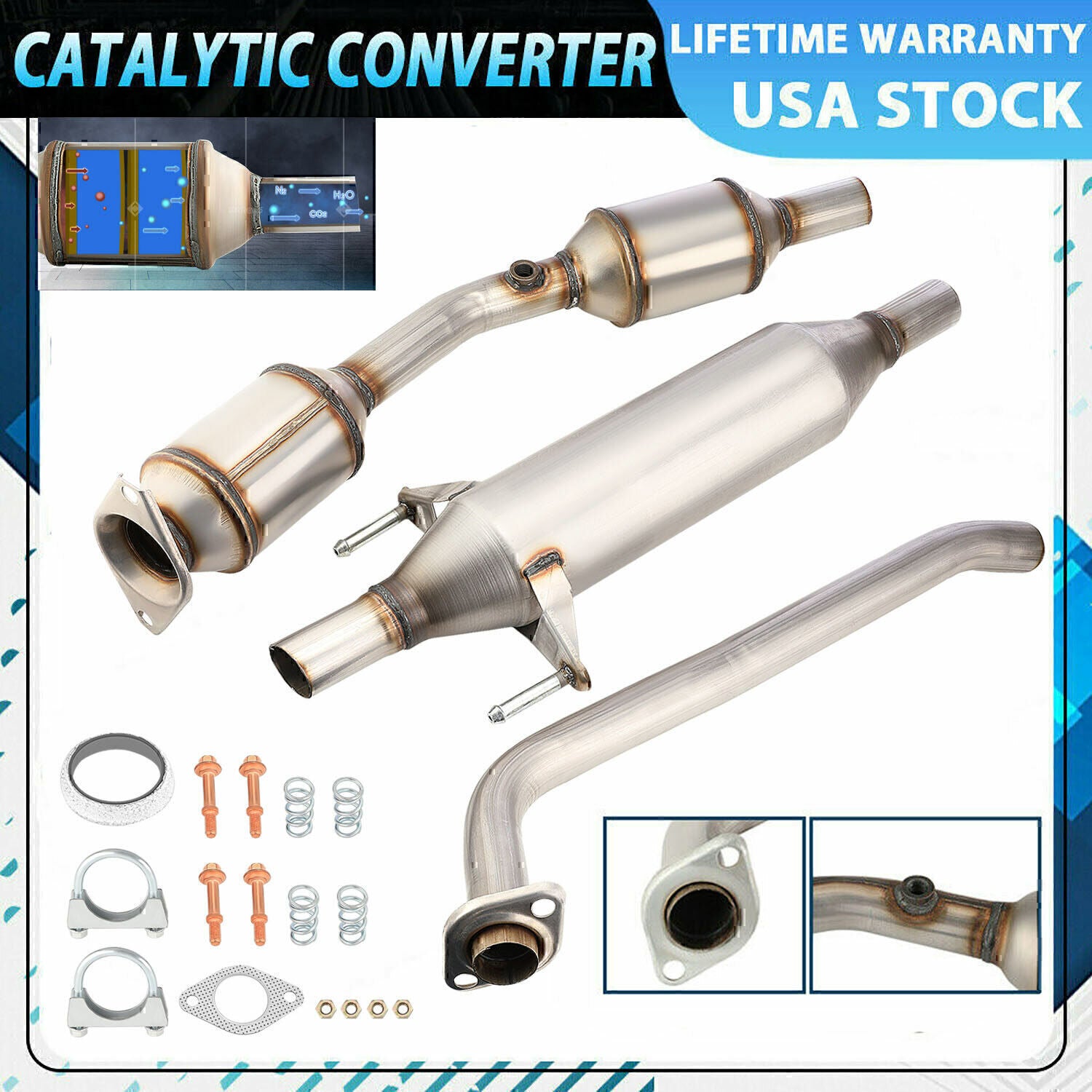 Fits for Toyota for Corolla Matrix 1.8L 4CYL for Pontiac Vibe Catalytic Converter 03-08 US