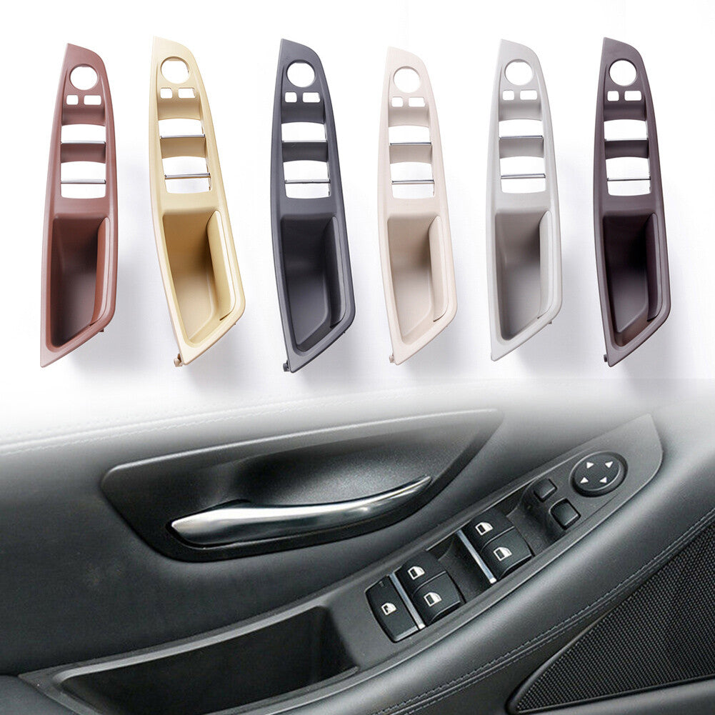 Beige Left Inner Door Panel Handle Pull Trim Cover Fits for BMW 5 series F10 F11 F18