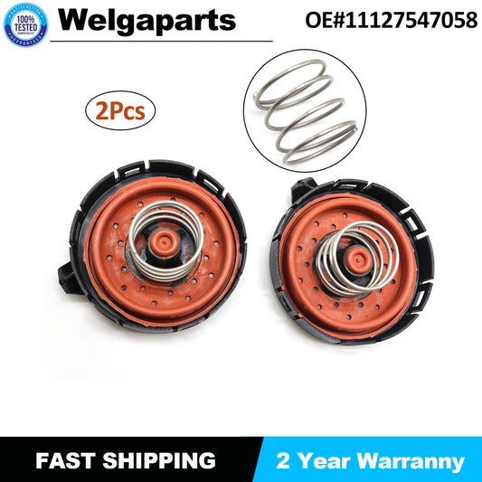 2x PCV Valve Repair Kit for BMW 550i 650i 750i 745i 745Li X5 4.8L V8 11127547058
