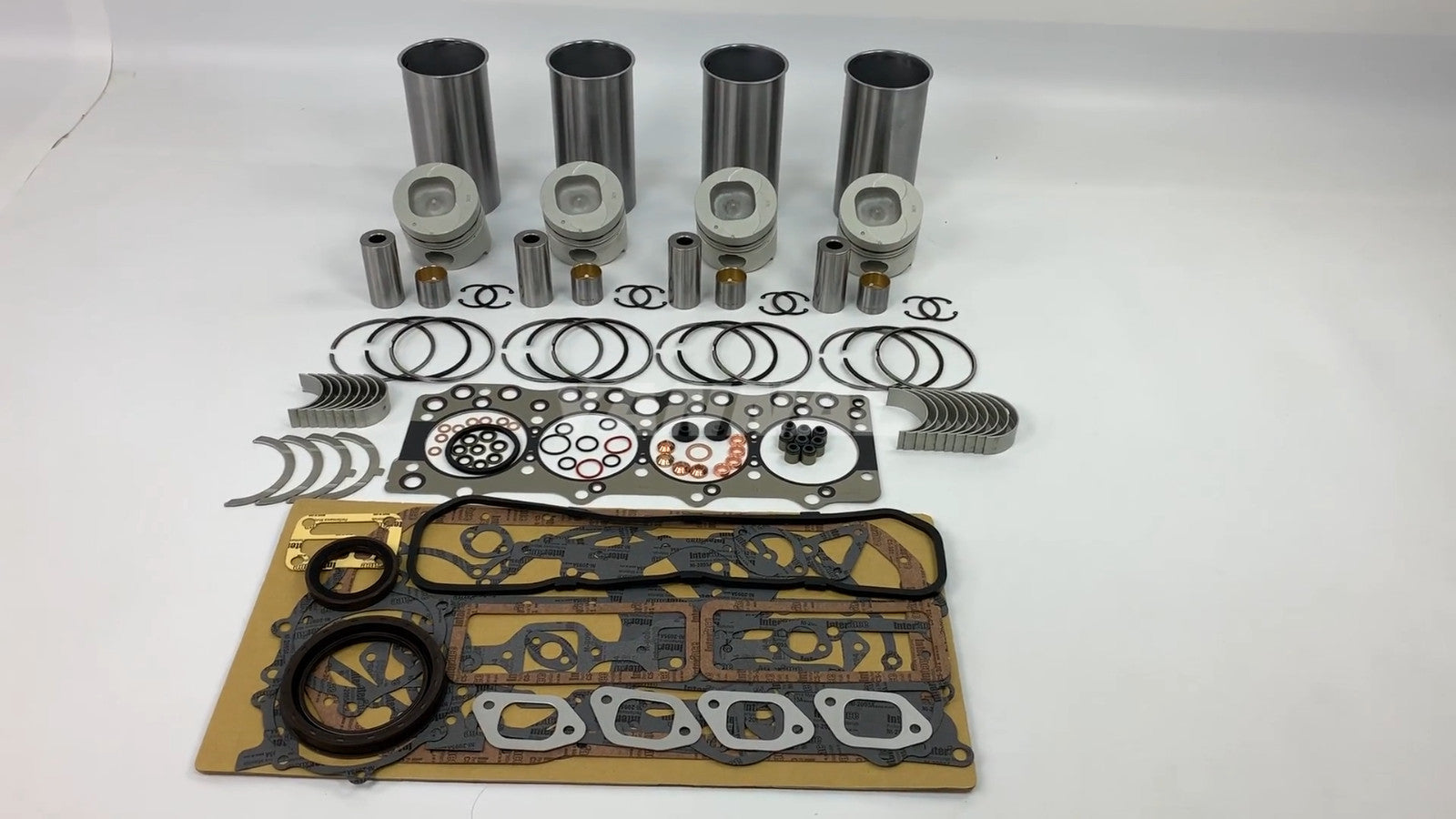 Overhaul engine rebuild kit for Isuzu 4BD1 4BD1T 3.9L Hitachi excavators.