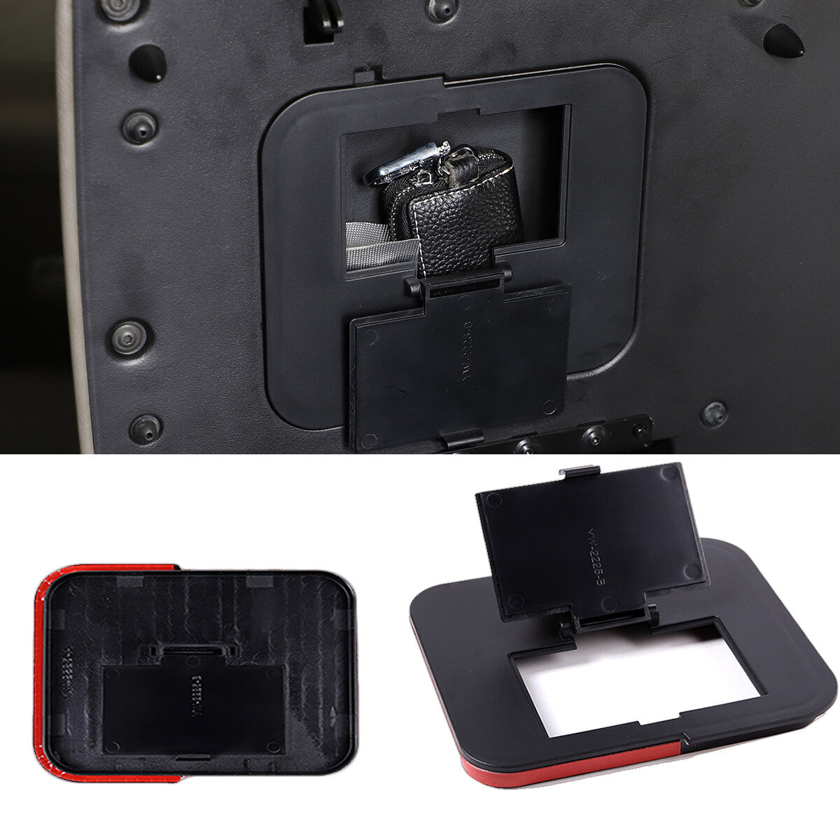 ABS matte black window lift switch button cover trim for BMW 5 Series E60 04