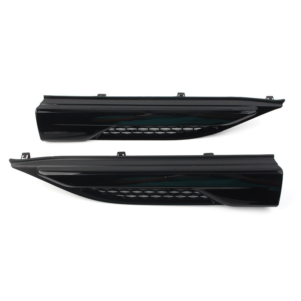 A pair of front fender side grilles for the upper part of the for Land Rover for Range Rover Evoque 2012-2019.