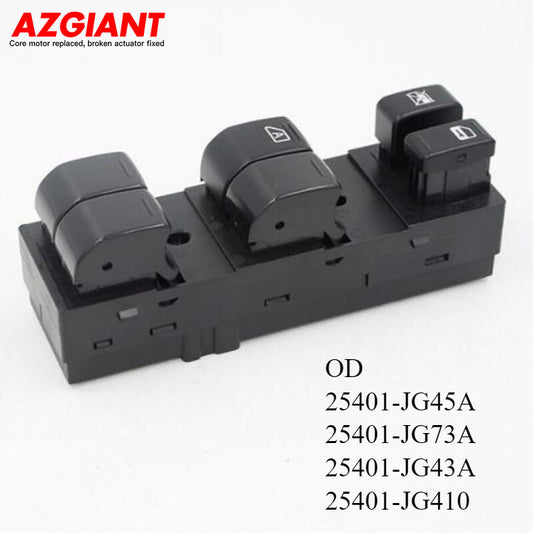 The front left driver's side power window switch is compatible with 2007-2013 for Nissan X-Trail 2 T31