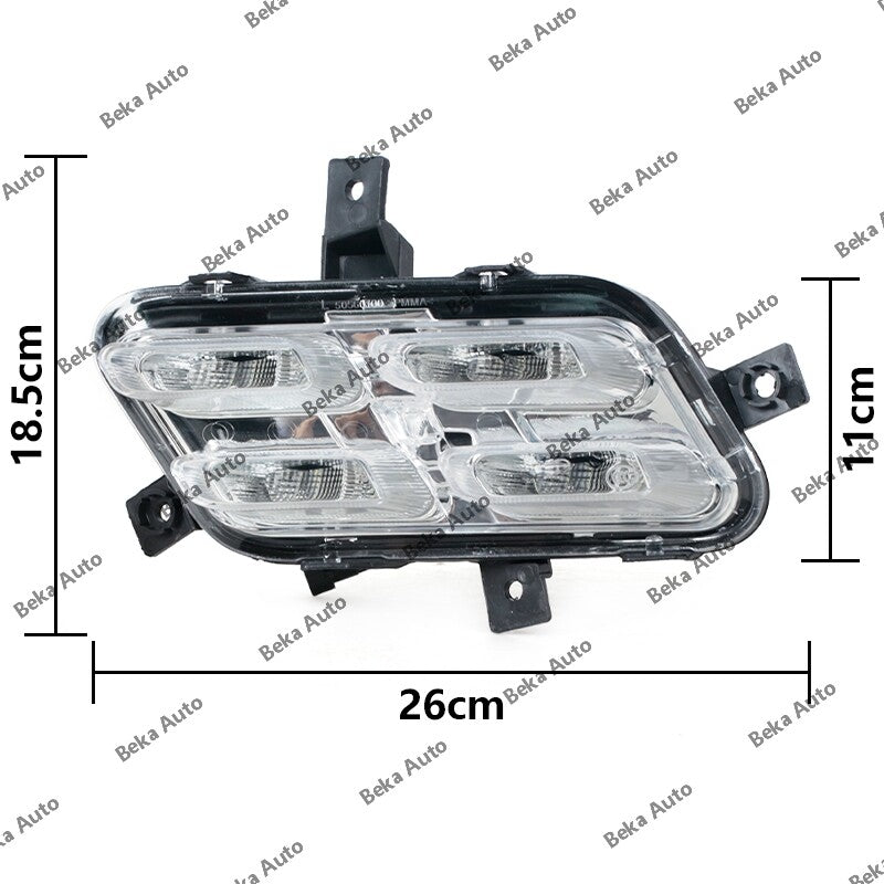 1 piece for Chery Jetour X70 X70S X90 2018 - 2021 right front bumper fog light DRL