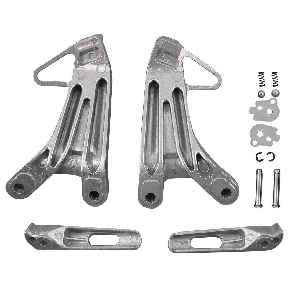 2pcs Rear Passenger Rearsets Foot Peg Pedals Bracket for HONDA 2003-04 CBR600RR