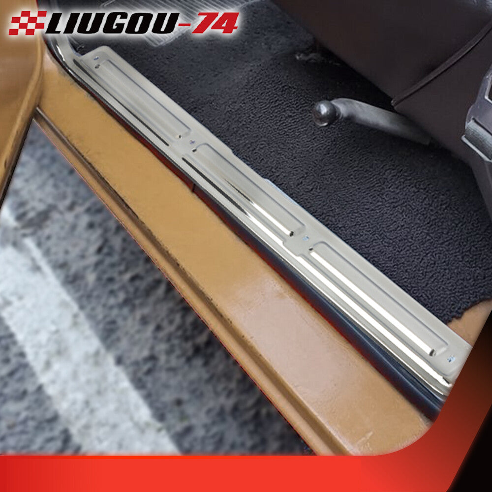 Suitable for 1967-1972 for Chevrolet C10 for GMC trucks, chrome door and window panels with hardware, 1 pair.