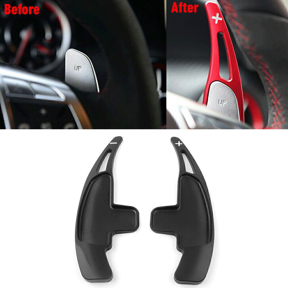 for Mercedes Benz BLK Car Steering Wheel Shift Paddle Shifter Extension Trim