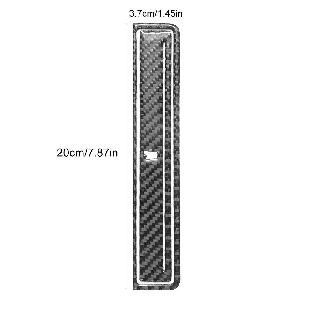 Carbon Fiber Rear for Seat Armrest Decoration Trim for Volkswagen for Passat 2006-2011