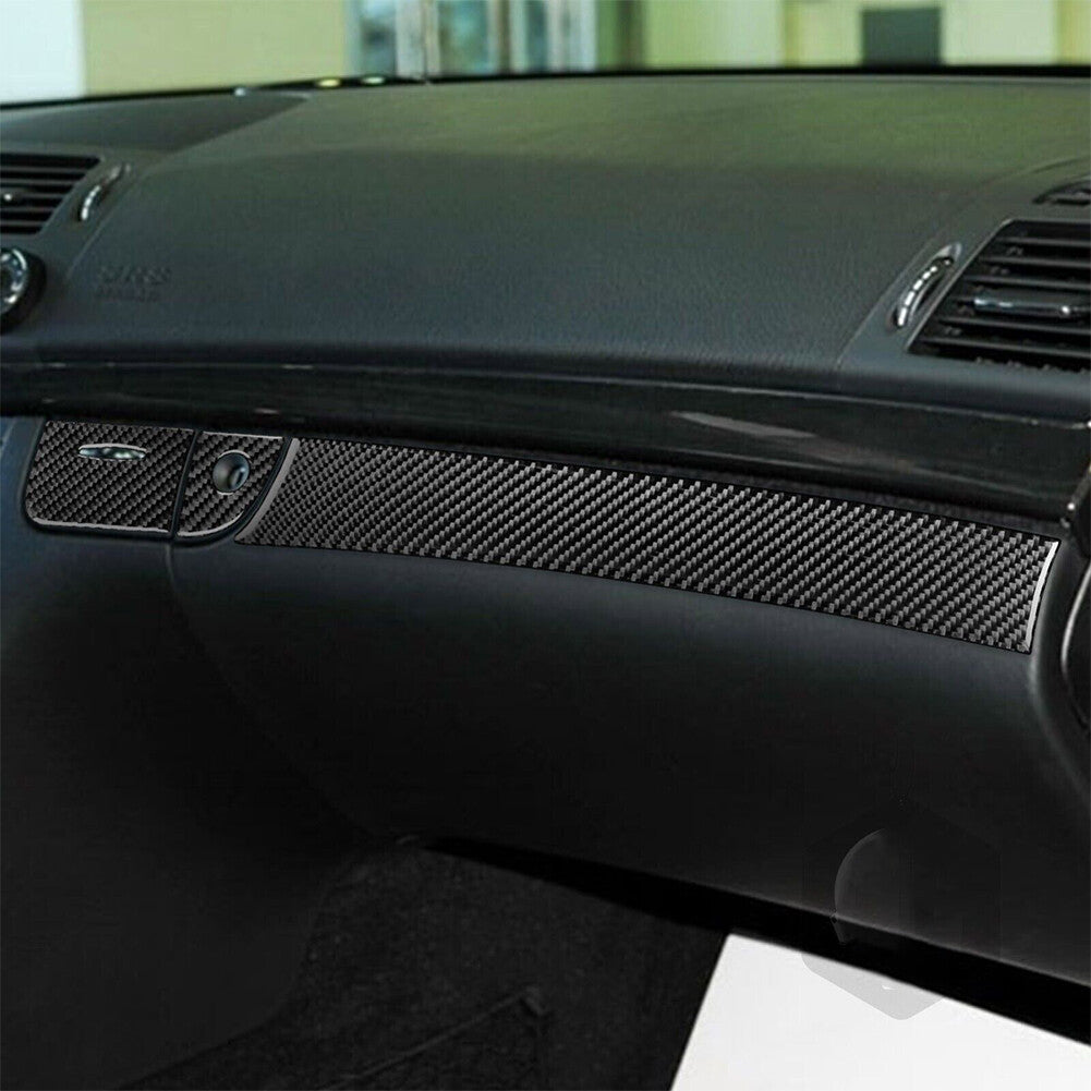 3X Carbon Fiber Passenger Dashboard Trim Panel for Mercedes-Benz W211