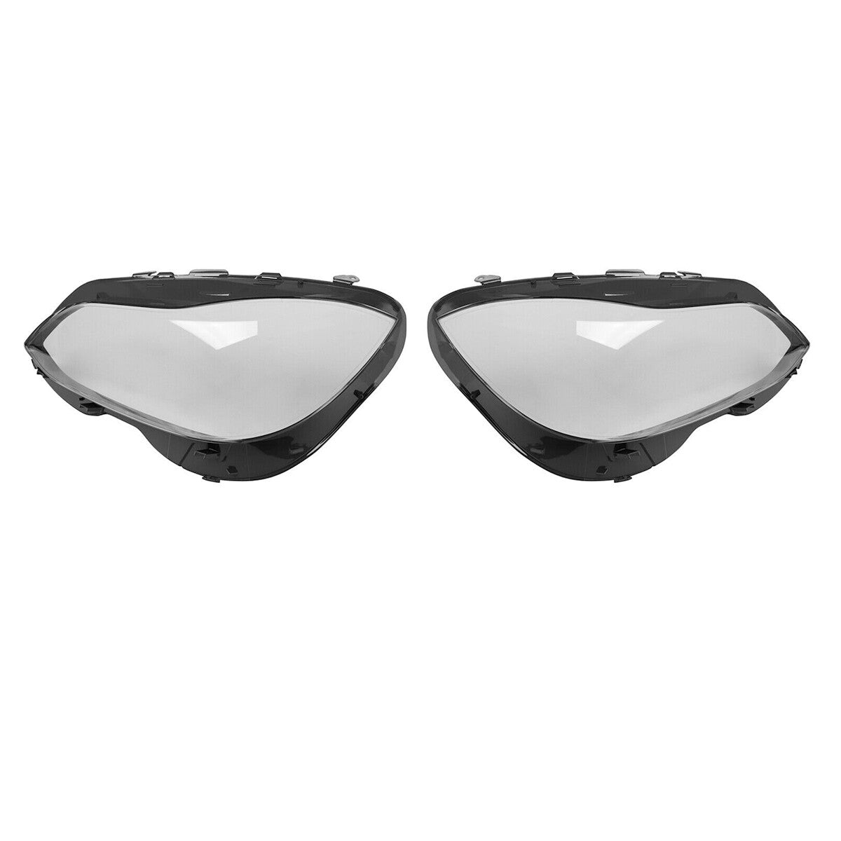Pair Headlight Lamp Lens Cover Shell for Mercedes-benz E Class W212 2014-2015