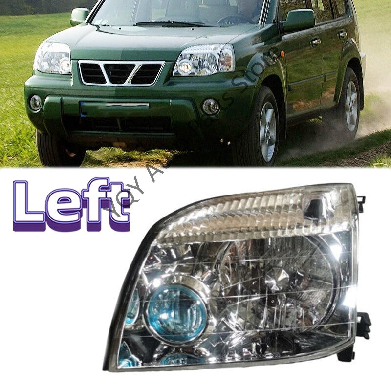 Left Side For 2001-2007 for Nissan X-Trail Xtrail T30 Headlight HeadLamp Fog Light