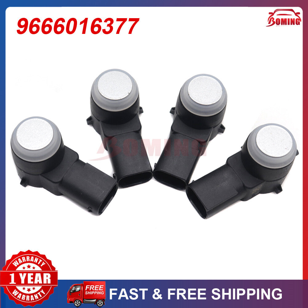 4-pack 9666016377 PDC parking sensors suitable for Citroen C4 C5 C6 DS3, for Peugeot 308 407 RCZ.