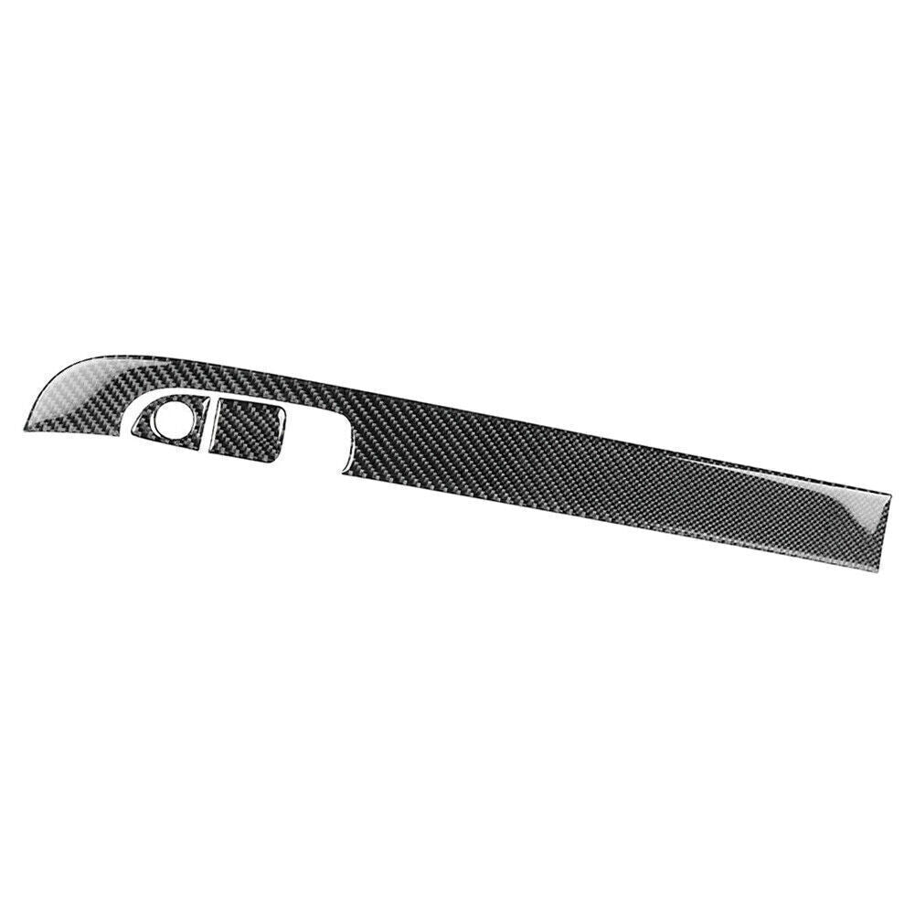 3Pcs Copilot Dashboard Panel Cover Trim Carbon Fiber Fit for Dodge Charger 2015-2021