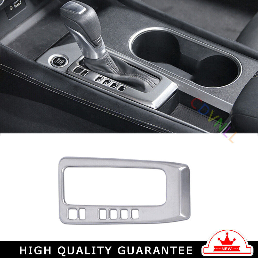 Console Gear Shift Frame Cover 1PCS for Nissan Altima Teana 2019-22 Matte Silver