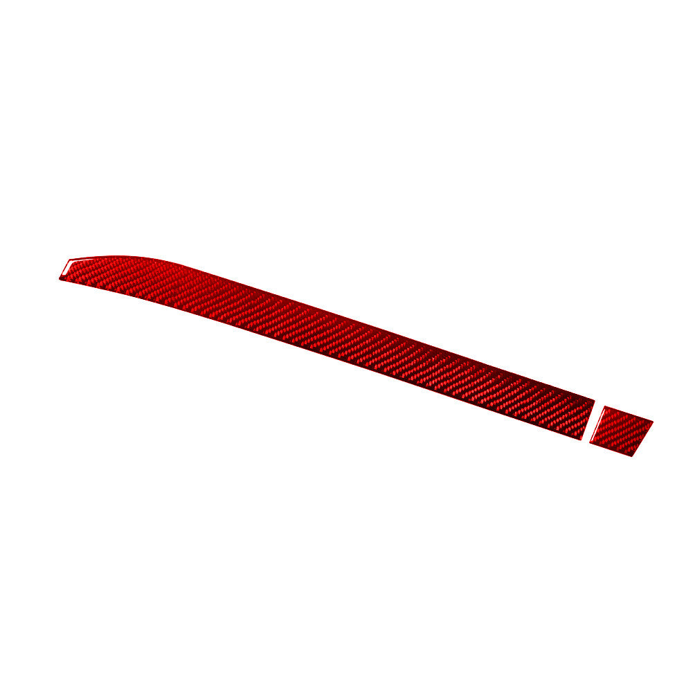 Red Carbon Fiber Interior Passenger Dashboard Cover Trim for Lexus RX330 RX350