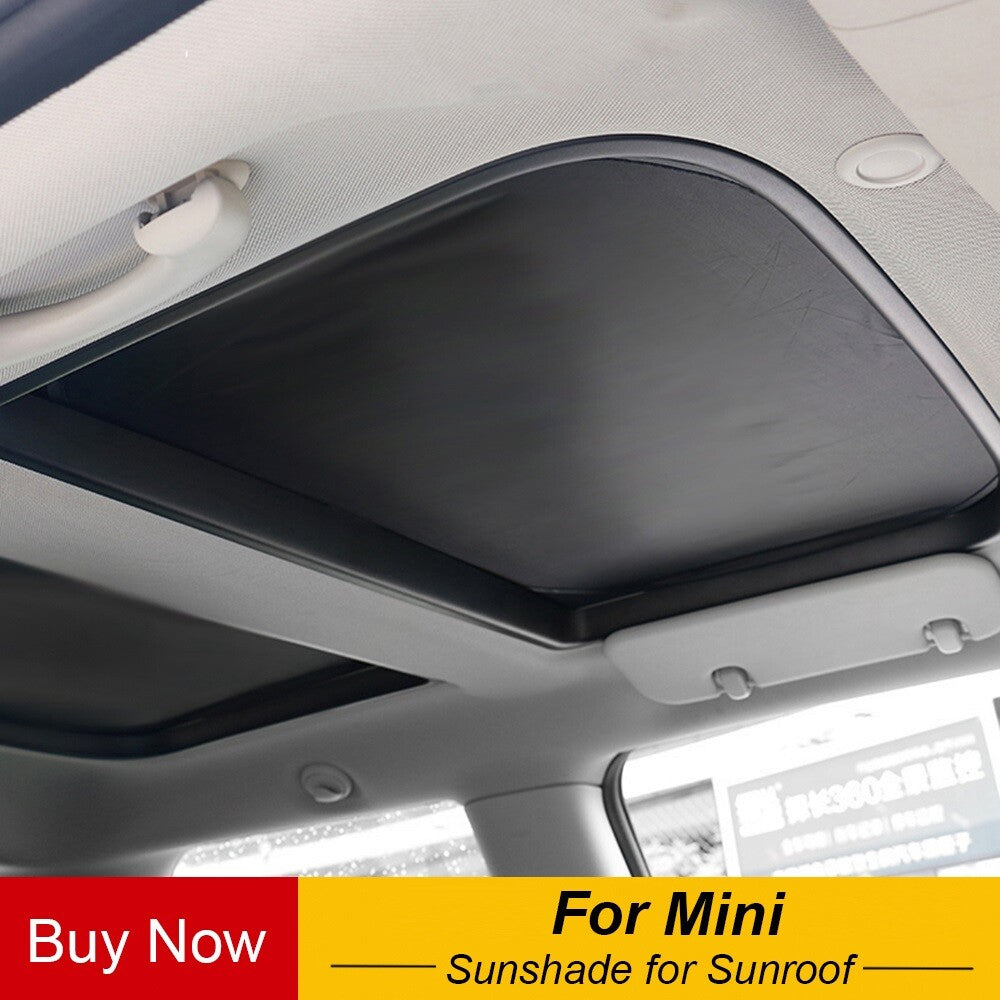 2 Car Sunroof Sunshade Foldable Sun Shade Heat Isolate for Mini Cooper S F56 F55