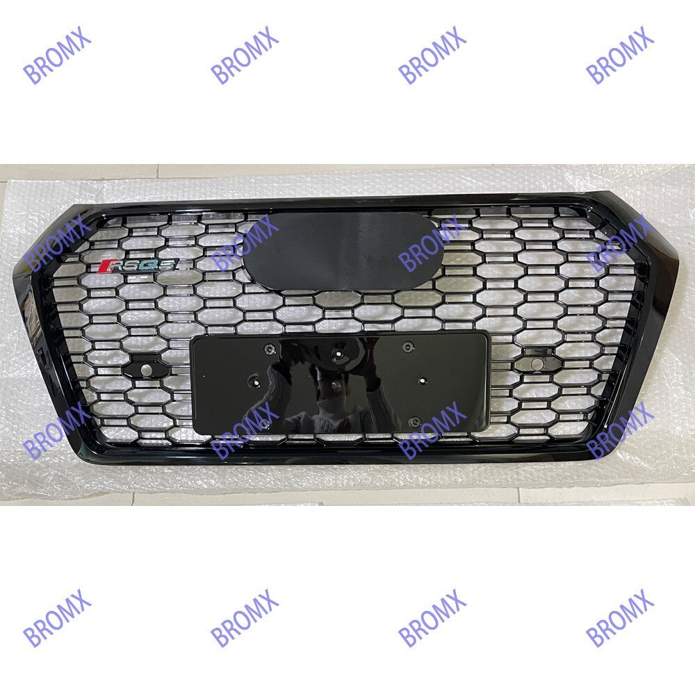 Fit for Audi Q5 2018 2019 2020 Front Bumper Grille Honeycomb Grill RSQ5 Black