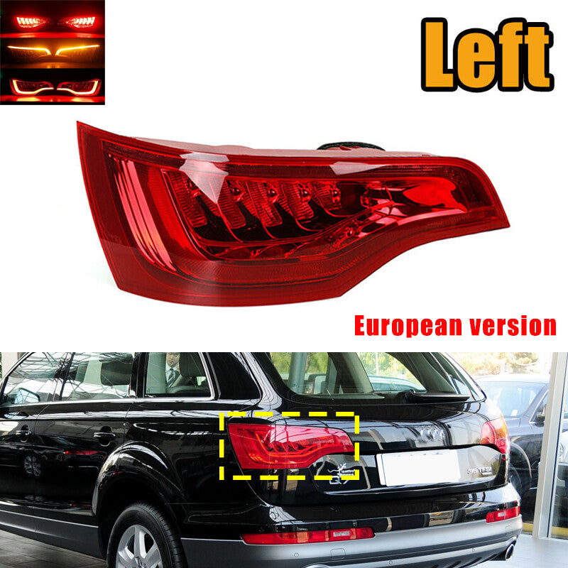 Left for Audi Q7 2010-2016 LED TailLight TailLamp Rear Brake Lamp EU version