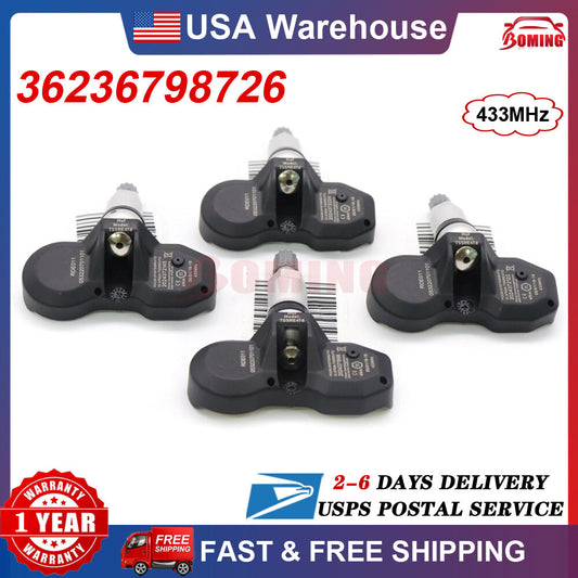 Package (4) Tire Pressure Sensor (TPMS) new 36236781847 Suitable for BMW , for Mini Cooper , for Rolls-Royce