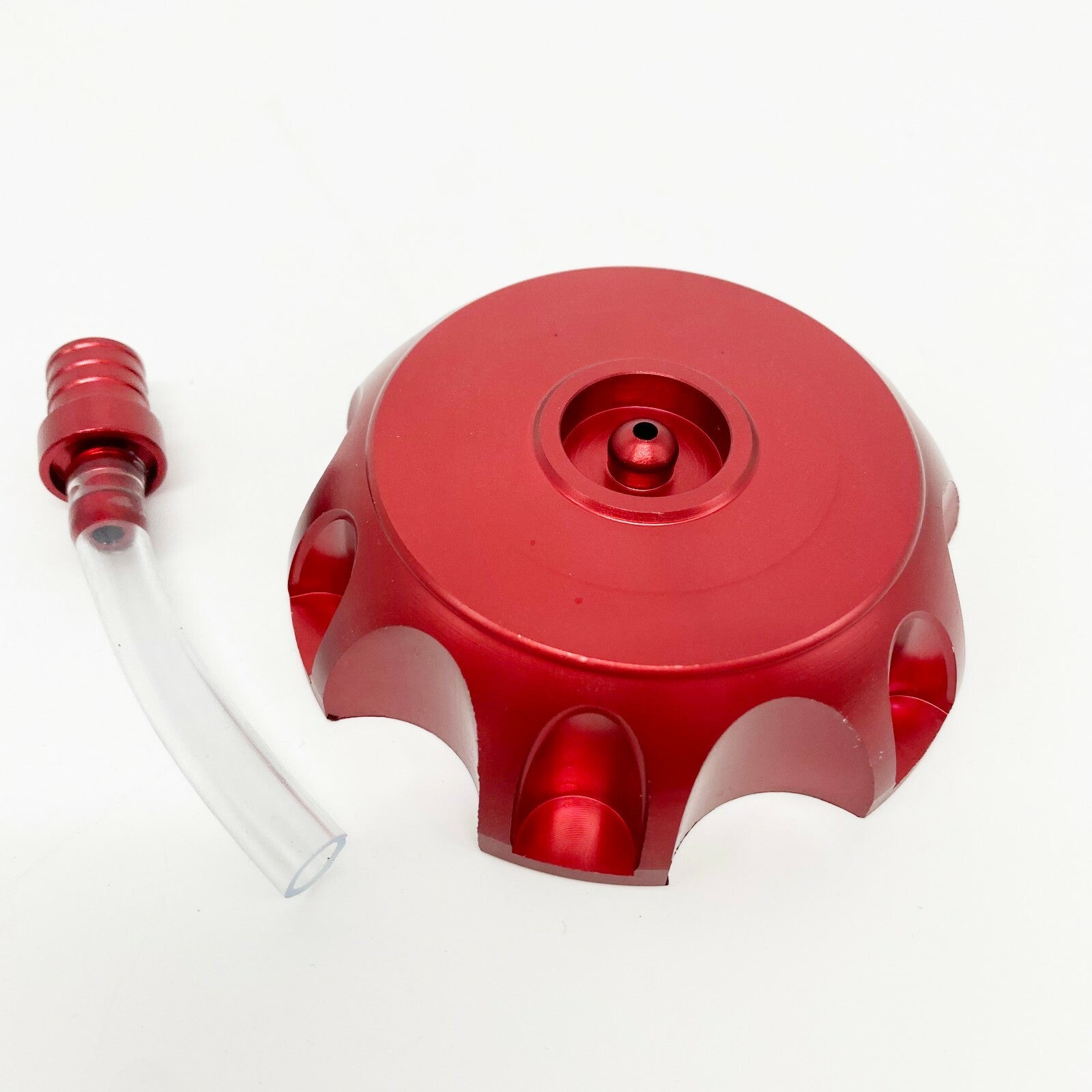 Alloy CNC Gas Fuel Tank Cap+ Clear hose Pit Trail Dirt Bike Assorted Colors