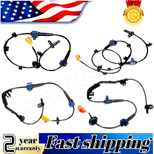 4-piece ABS wheel speed sensor set, front, rear, left, and right, suitable for Honda Fit 2007-2008.