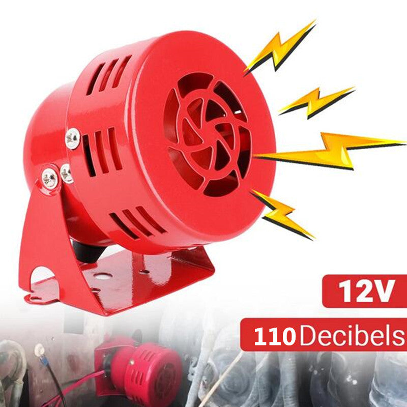12v for Mini Electric Motorcycle RED Air Horn 110dB Driven Speaker Sound