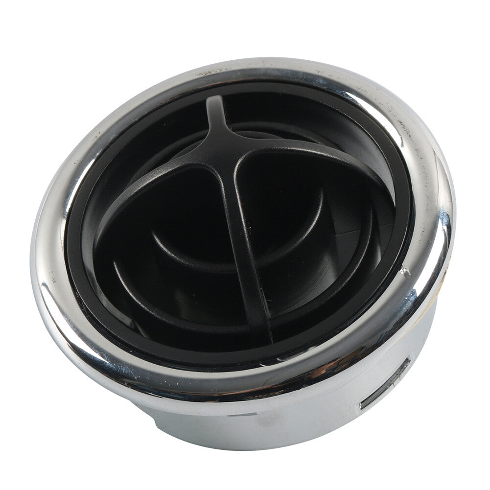 For Car Homes Engineering Vehicles Air Vent Round Air Conditioning Outlet Chrome