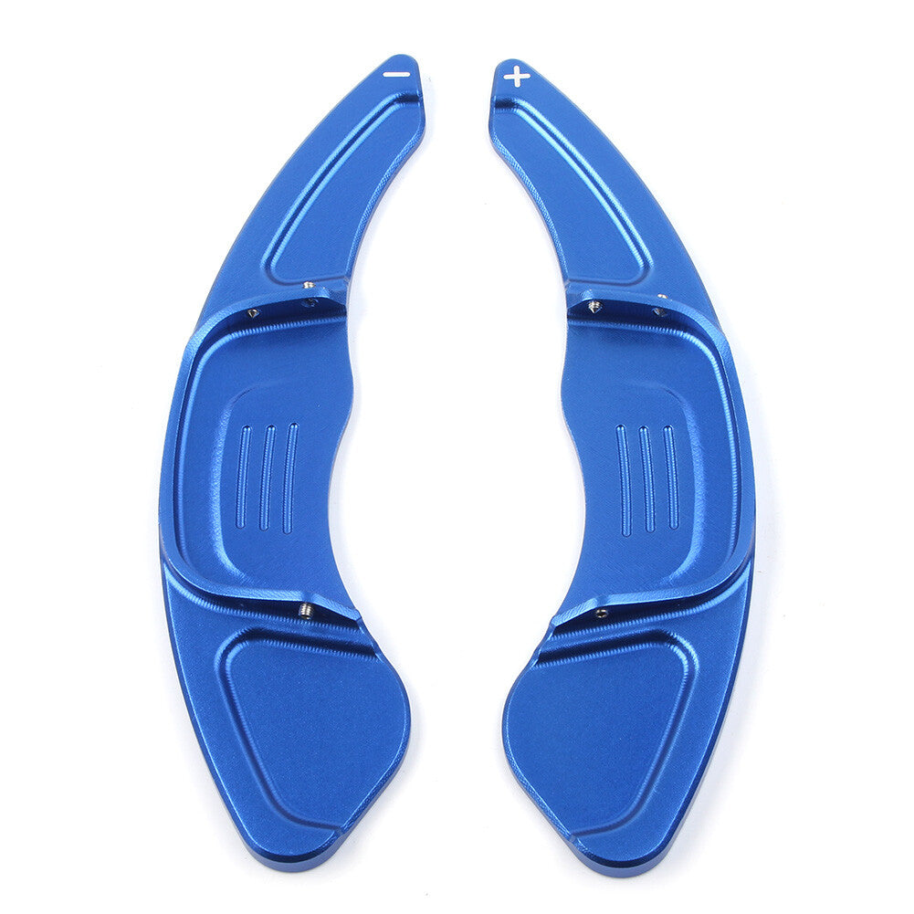 Car Steering Wheel Paddle Shifters Extension Fit for VW for GOLF 7 2015-GTI R MK7 Blue