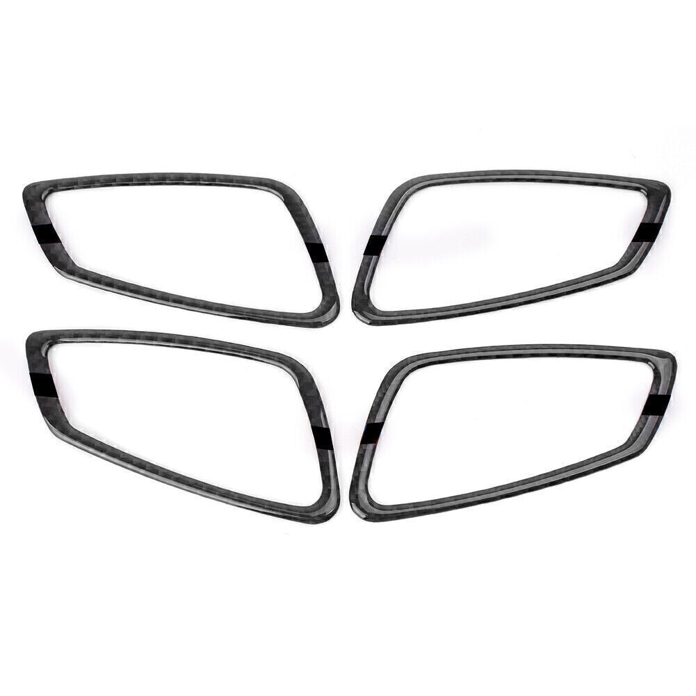 Interior Door Handle Frame Decorative Cover Trim for BMW E90 E92 3-Series 05-12