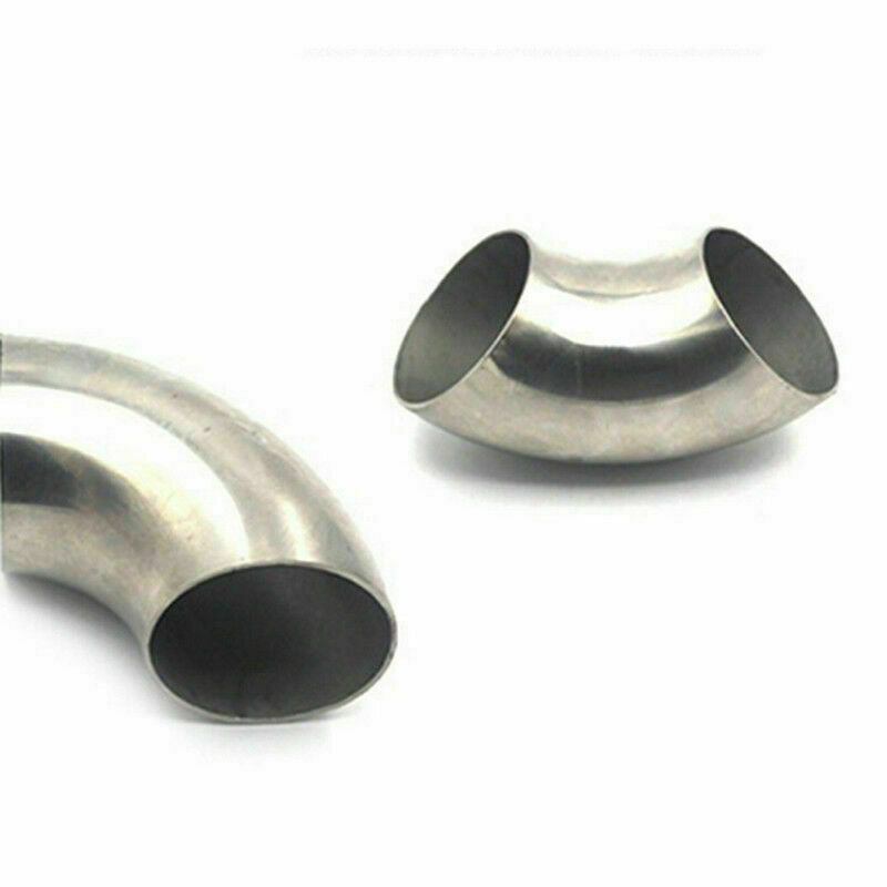 2.36-inch/60-mm Stainless Steel Automotive 90¡« Elbow Exhaust Pipe Elbow Joint Welding