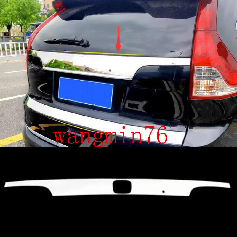 for Honda CRV CR-V 2012-16 Chrome Steel Rear Door Trunk Lid Tailgate Cover Trim
